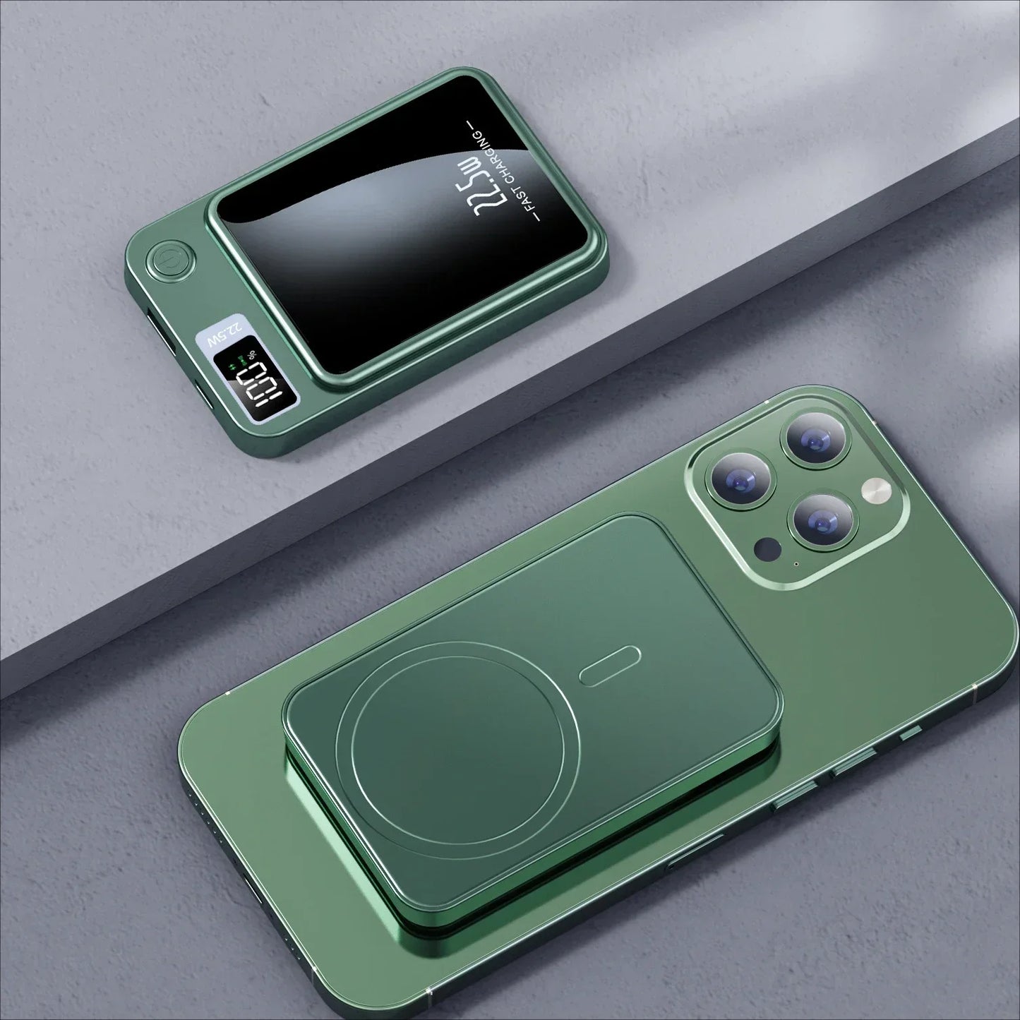 Magnetic Charm Wireless Power Bank Quickly Charge Your Device Mini Portable Large Capacity