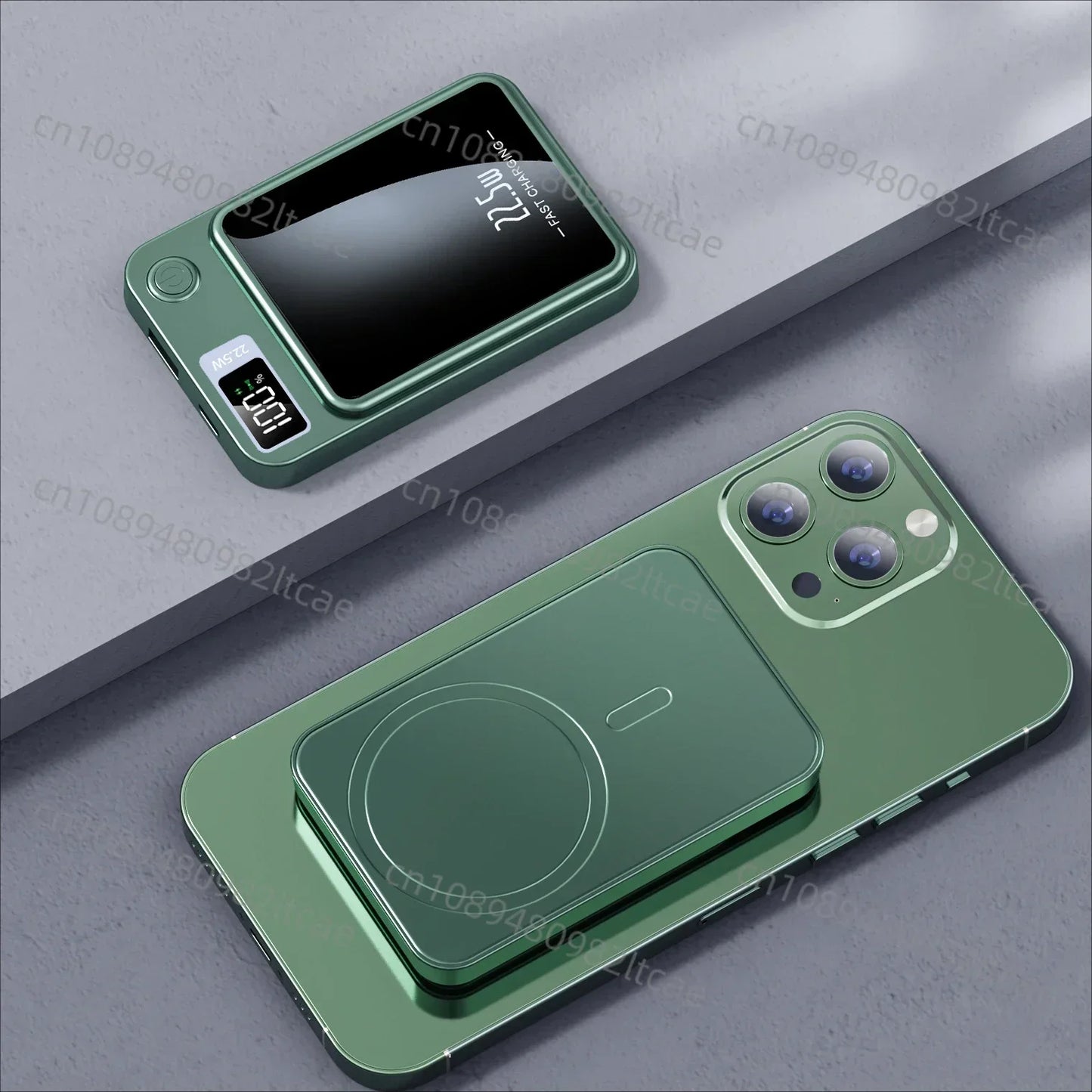 Magnetic Charm Wireless Power Bank   Quickly Charge Your Device    Mini  Portable  Large Capacity