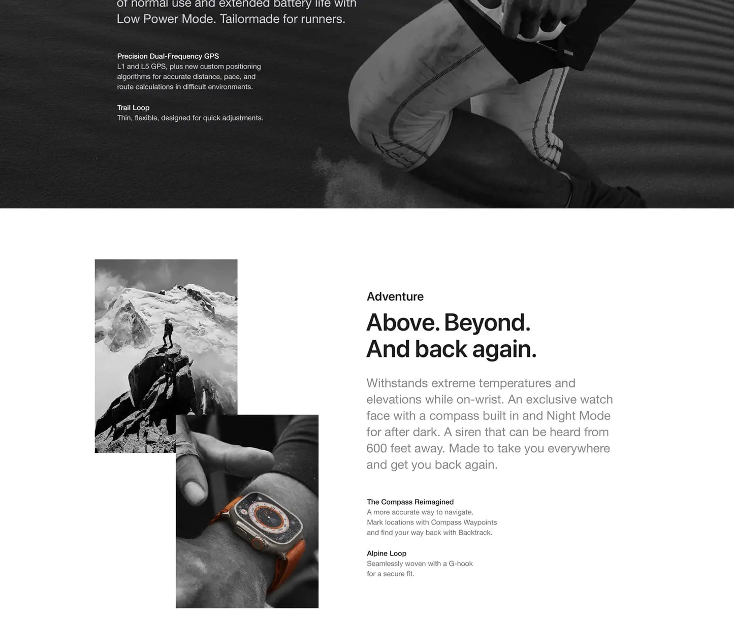 2022 NEW Apple Watch Ultra 49MM Smart Watch Titanium Case with Ocean Band Blood Oxygen 100m Water Resistant