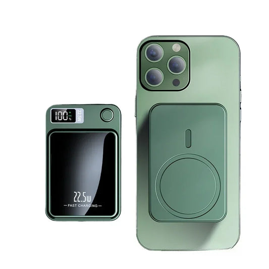 Magnetic Charm Wireless Power Bank   Quickly Charge Your Device    Mini  Portable  Large Capacity
