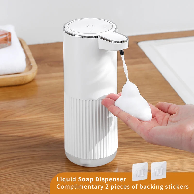 New Wall Mounted Automatic Soap Dispenser Foam Smart Hand Washing Machine 500ml Liquid Rechargeable Bathroom Induction Sensor