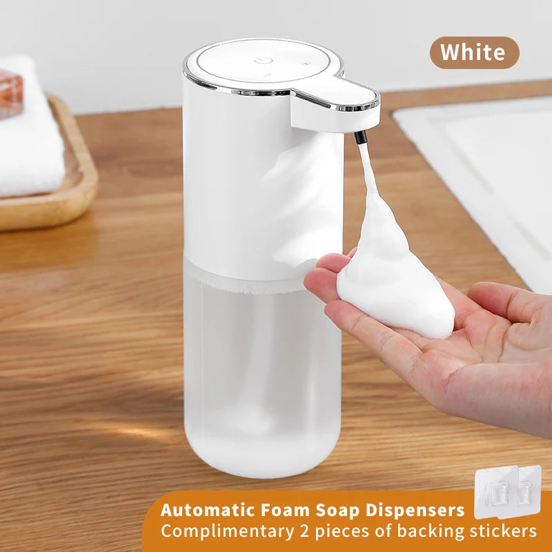 New Wall Mounted Automatic Soap Dispenser Foam Smart Hand Washing Machine 500ml Liquid Rechargeable Bathroom Induction Sensor