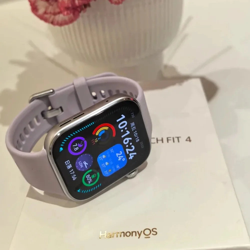 2025 New Huawei WATCH FIT4 Smart Watch Sports Bracelet Health Monitoring Ultra Thin Large Screen Long Endurance Authentic