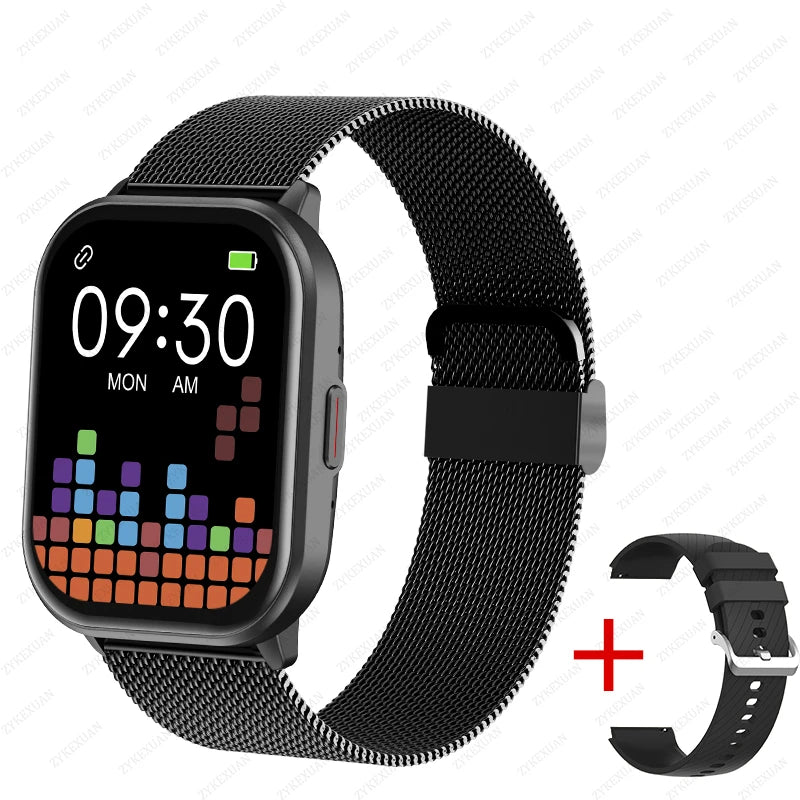 2026 New Lady fashion Smart Watch Men Women Heart Rate Blood Pressure Fitness Tracker Bluetooth Call Smartwatch Man For Android
