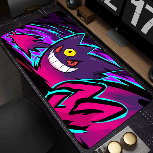Colorful Gaming Keyboard Rug Laptop Japan Cool Anime Mouse Pad XXL Black P-pokemon Desk Mat PC G-gengar Gamer Cabinet Mousepad