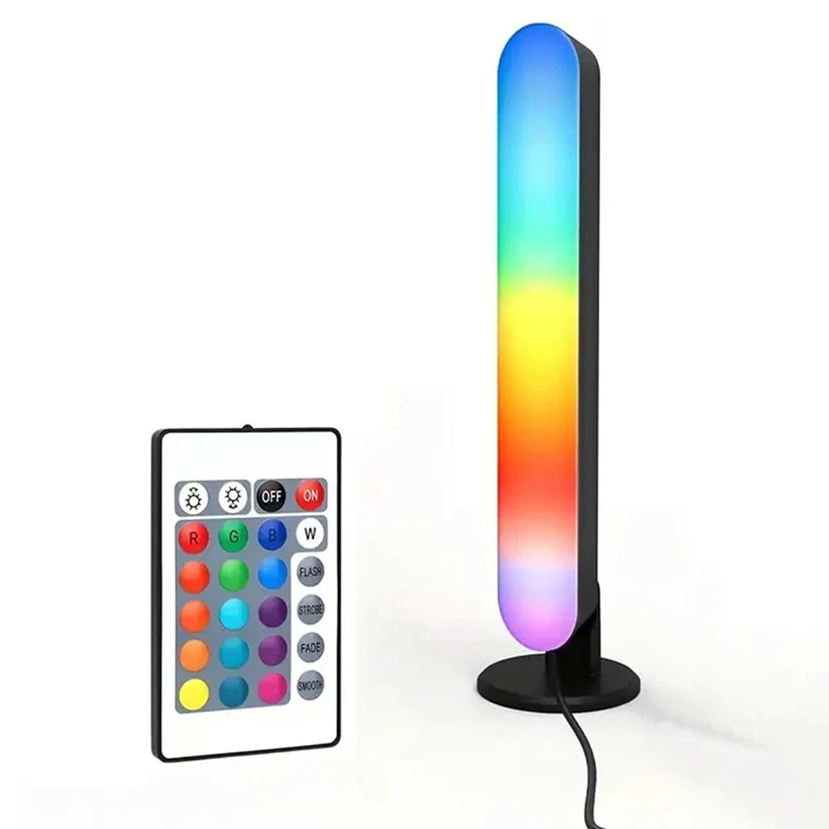 Smart Led Strip Lights With Remote Control With-remote Rgb Light Bar Lamp Sync With-music Atmosphere Decoration Desktop For-room